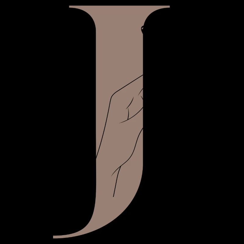 Letter J Magic Butterfly