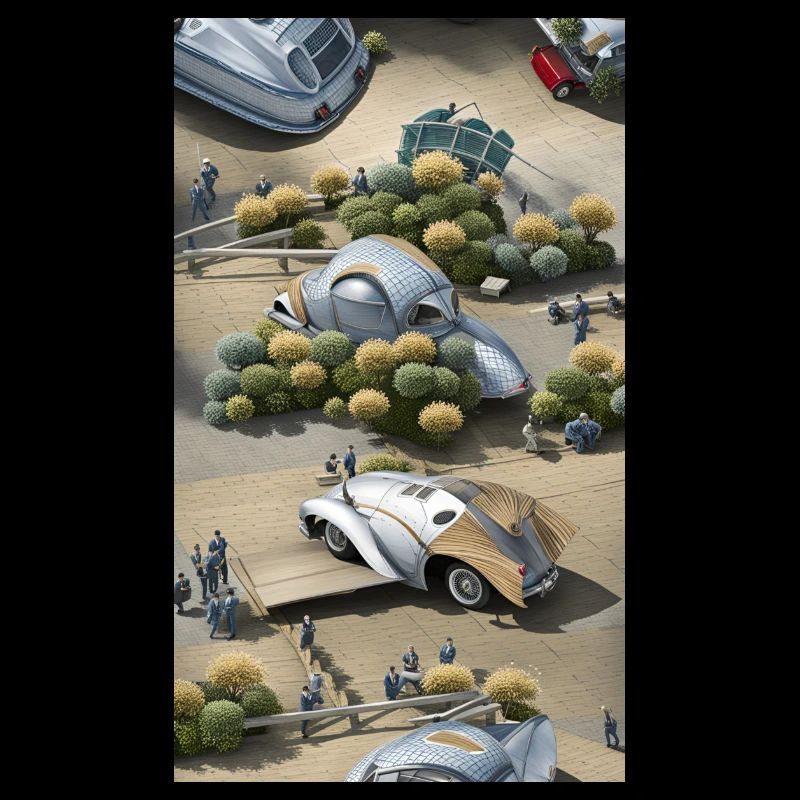 Futuristisches Auto