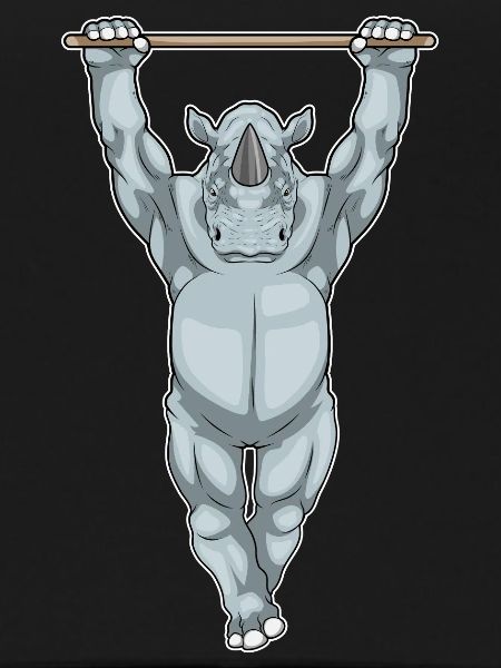 Rhino Bodybuilder Pull-Ups Musculation