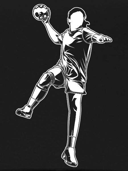 Joueuse de handball