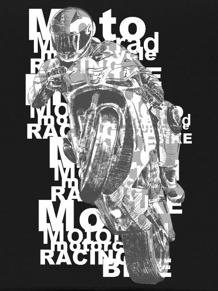 Motorcycle Rider Collage
