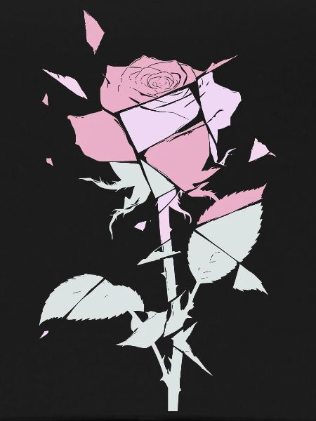 Pastel Rose Fragments