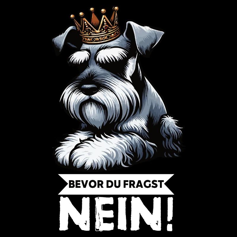 Bevor Du Fragst Nein Schnauzer Riesenschnauzer  