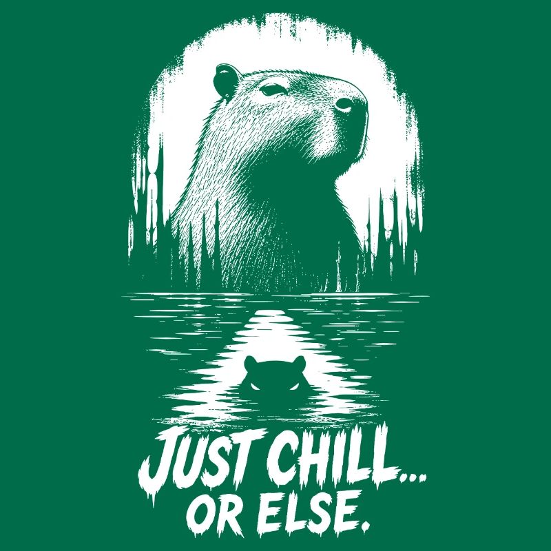 Just Chill Or Else Capybara