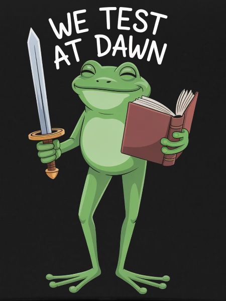 Dawn Frog Knight Reading