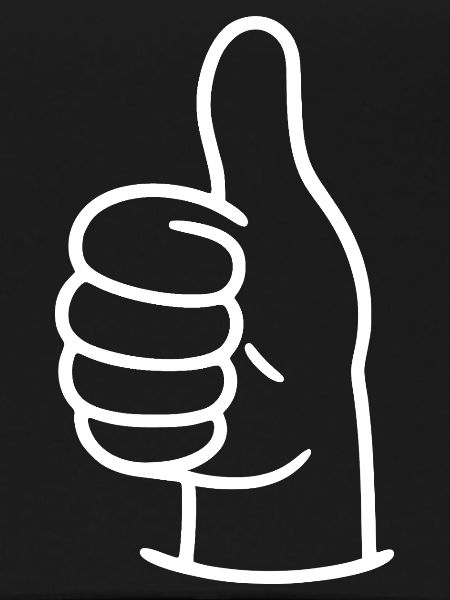 Thumbs up - Daumen hoch