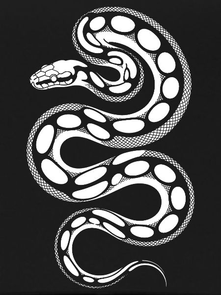 Schlangenspirale Print