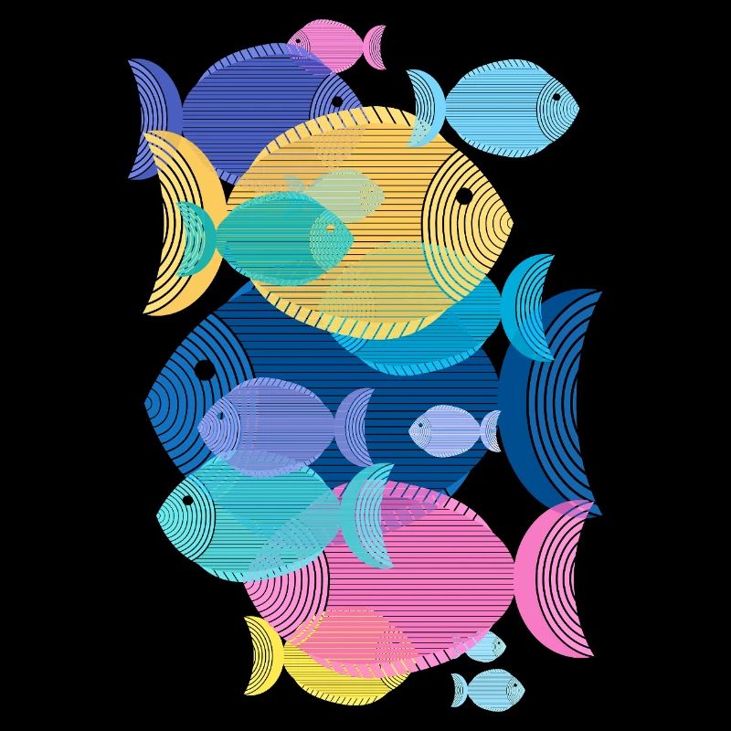 Fische (Schwarm, Muster)