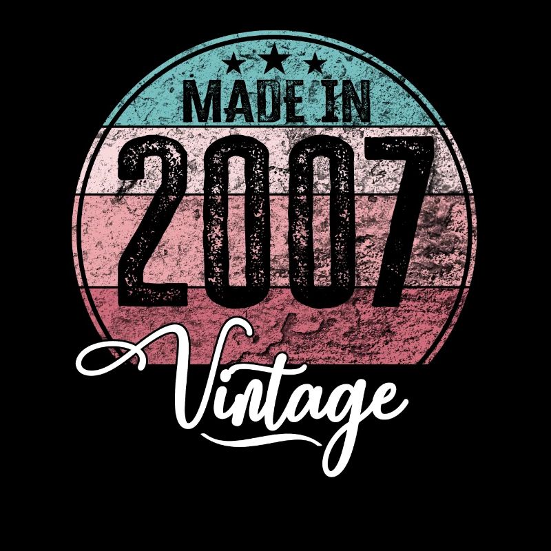 Millésime Fabriqué en 2007 Année de naissance 2007 Anniversaire