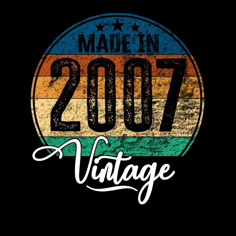 Millésime Fabriqué en 2007 Année de naissance 2007 Anniversaire