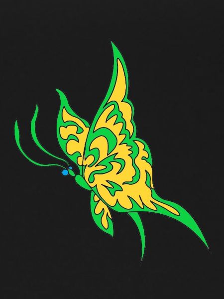 Moth green gold