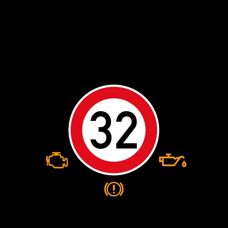 32. Geburtstag Schonend Behandeln 32 Alte Kiste 32