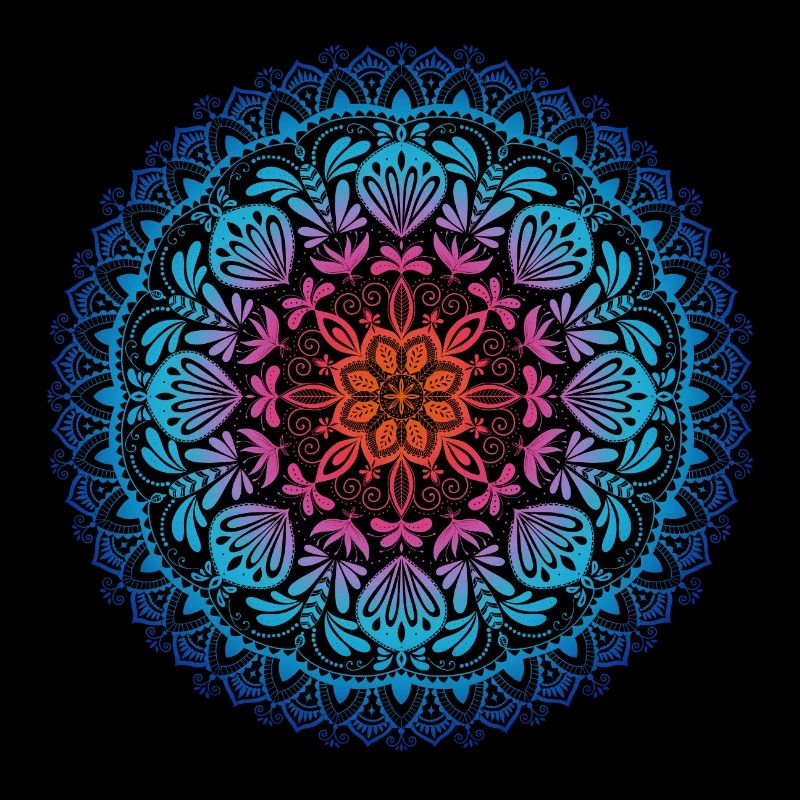 Rainbow Mandala