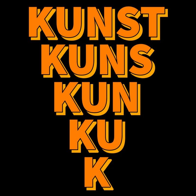 Kunst orangetrichter