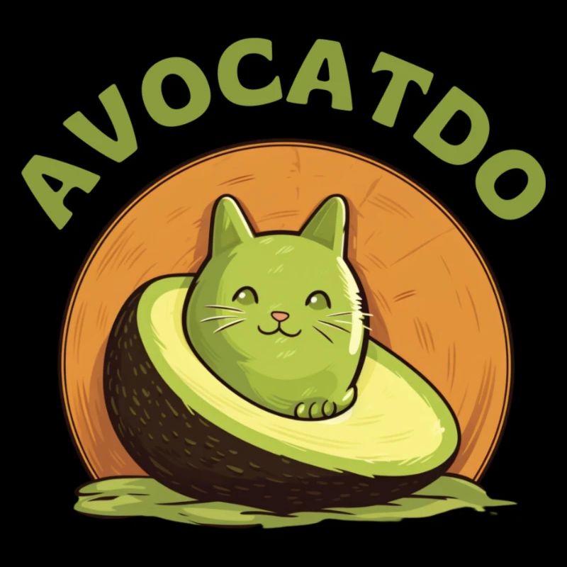 Avocado Cat - Avocatdo