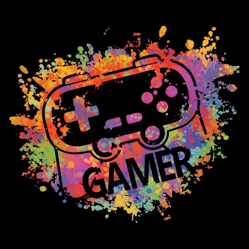 Gamer Colorful Splash Console de jeu vidéo Gaming