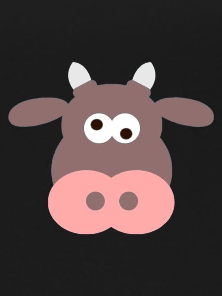 Funny Cow Head