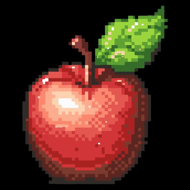 Apple Pixel Icon