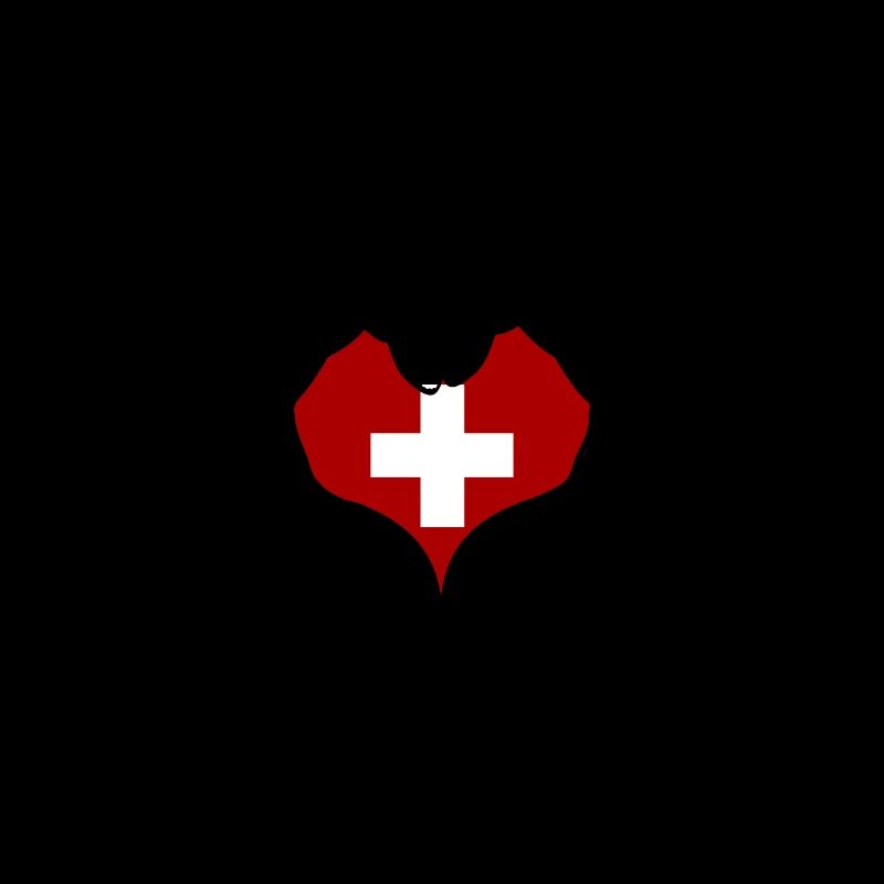 Schweiz Herzform