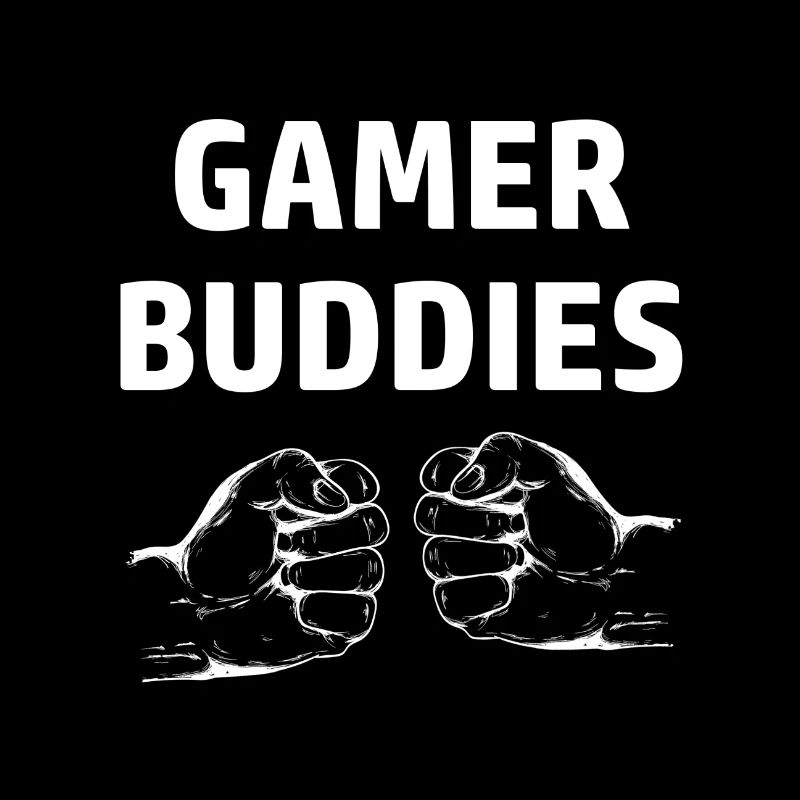 Gamer Buddies Gaming Player 1 Player 2 Partner