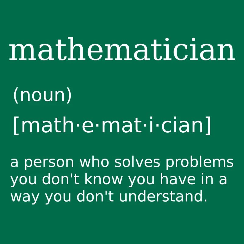 Mathématicien Math Math Nerd Professeur de mathématiques