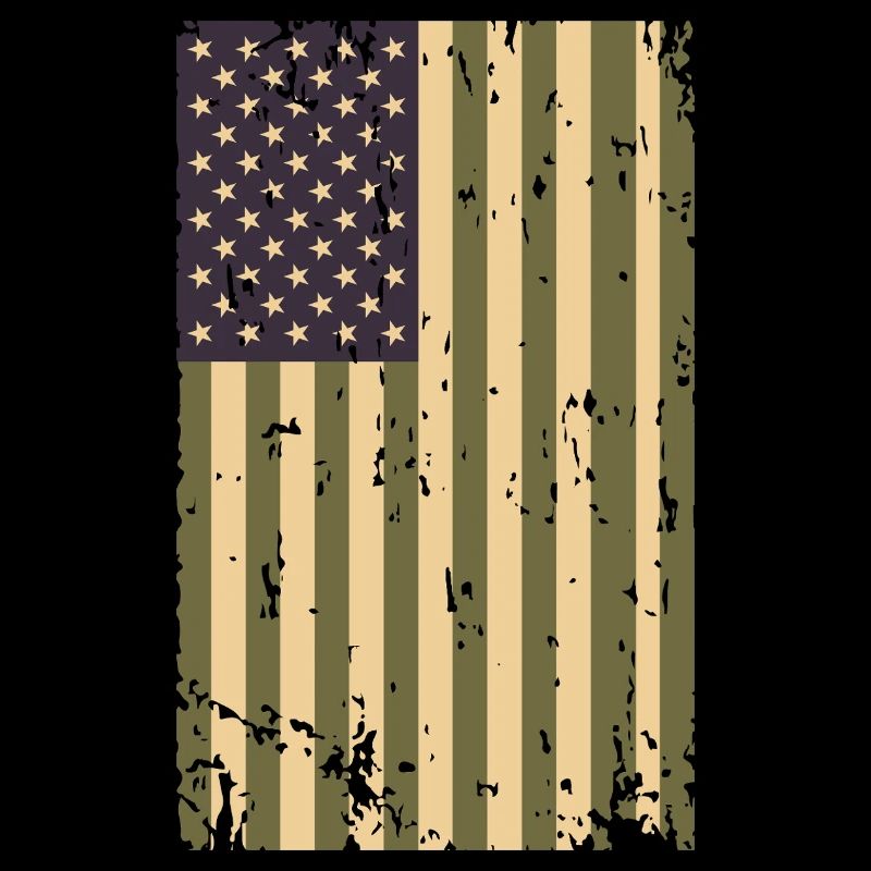 USA Camouflage Flag