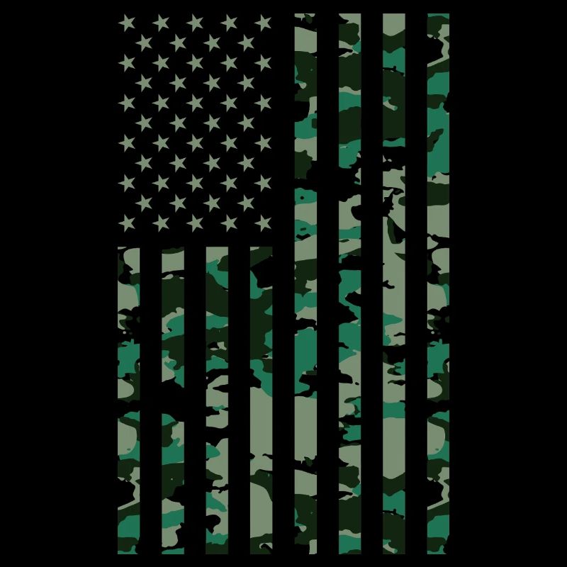 Camouflage US Flag