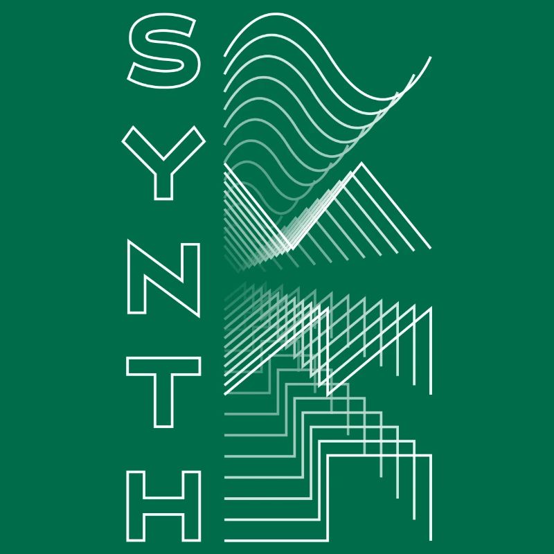 Synth Waveform Audio Analog Design Modular Gift