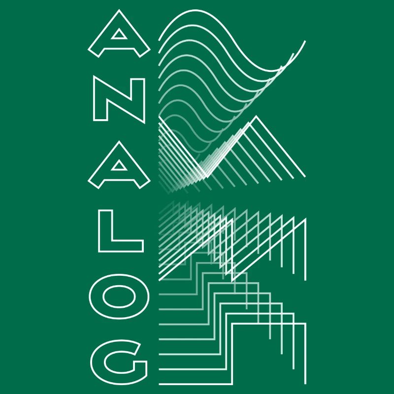 Analogique Waveform Audio Digital Design Modular Gift