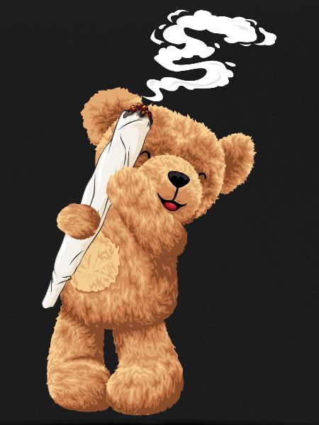 Bear Smoking Hemp Gift