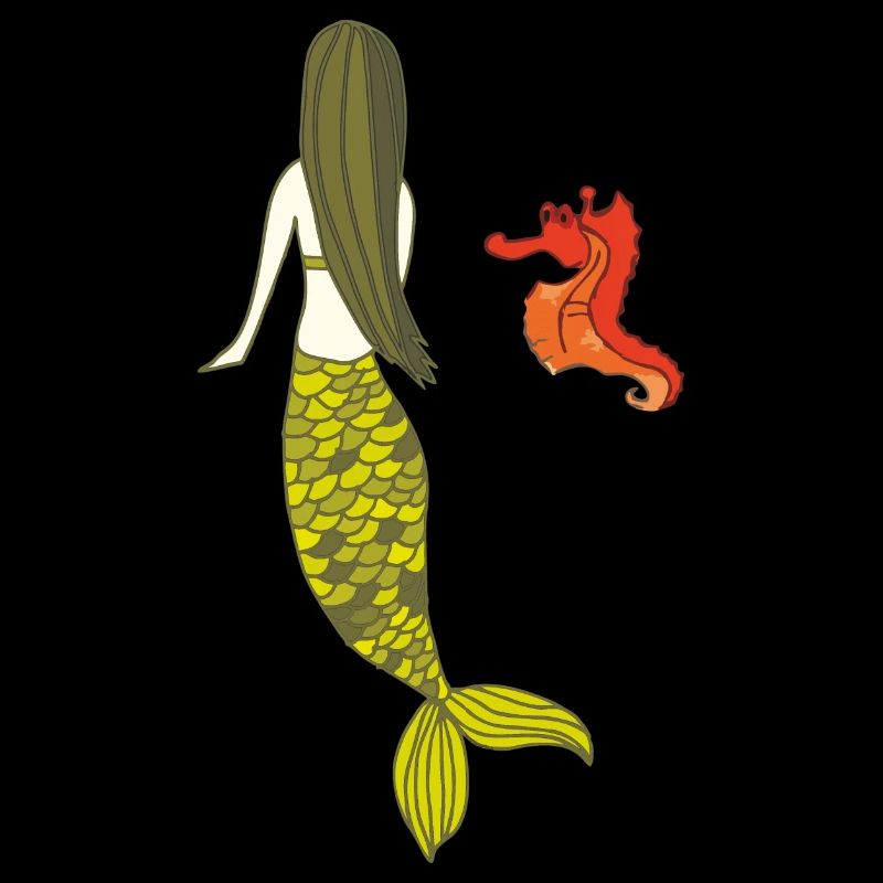 Date de sirène avec hippocampe