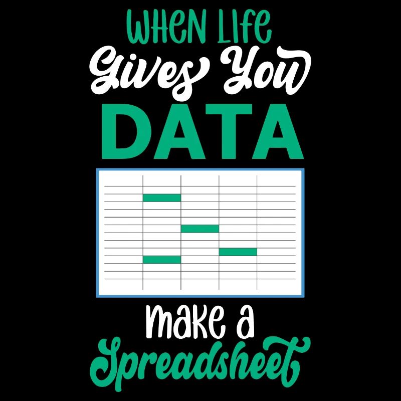 Das Leben gibt Ihnen Daten Tabellenkalkulation erstellen