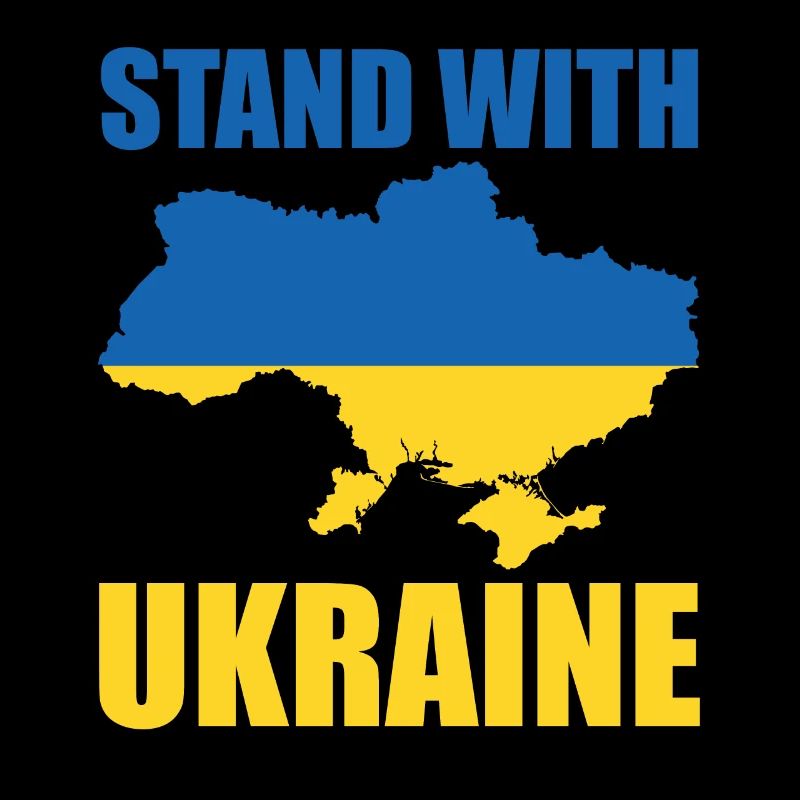 STAND WITH UKRAINE Drapeau De L' Ukraine Soutien