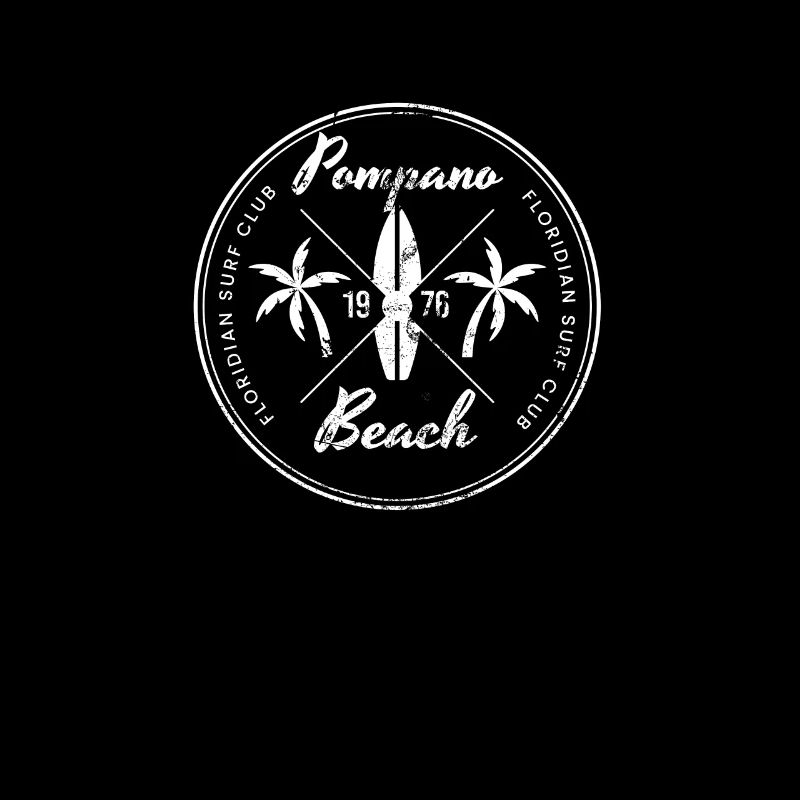 Retro Pompano Beach Florida Beach Vacances