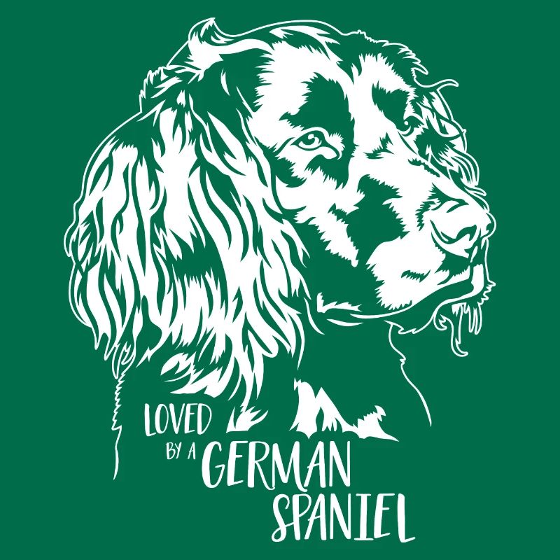 Loved by a German Spaniel Hundespruch Wilsigns