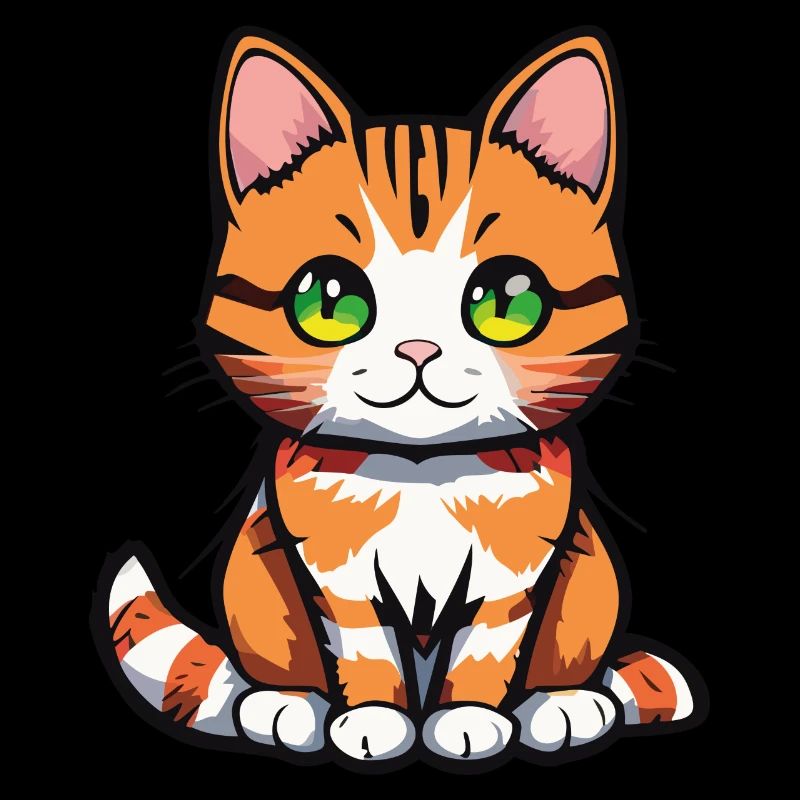 Chat Yeux Verts