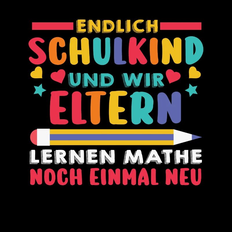 Eltern Schulkind Grundschule Erste Klasse Einschul