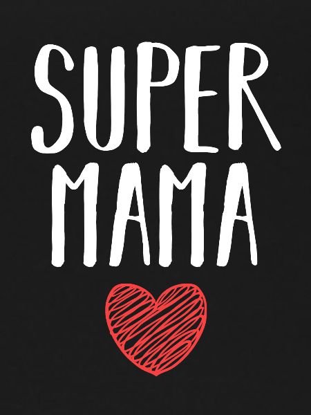 Mutter Superheldin Mama