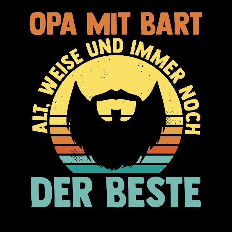 Papi avec une barbe