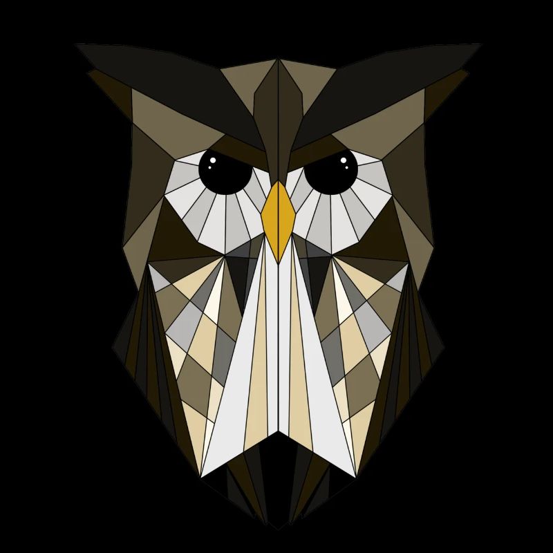 Eule geometrisch