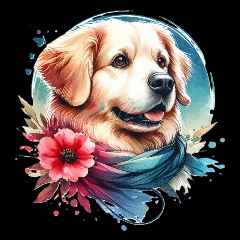 Süßer Golden Retriever