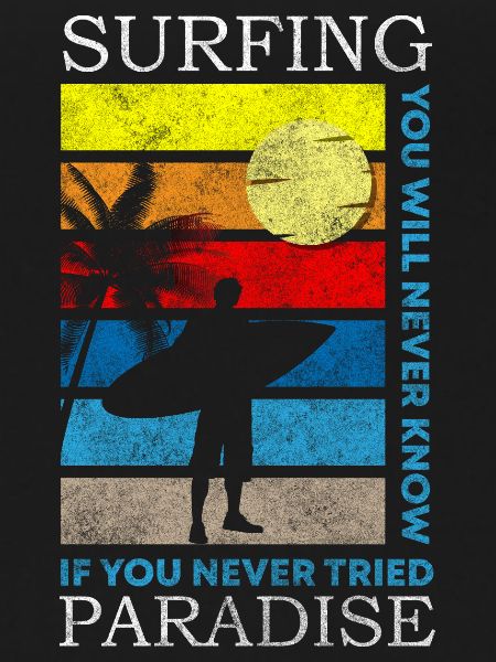 Surfer Surfergirl Windsurfing Board