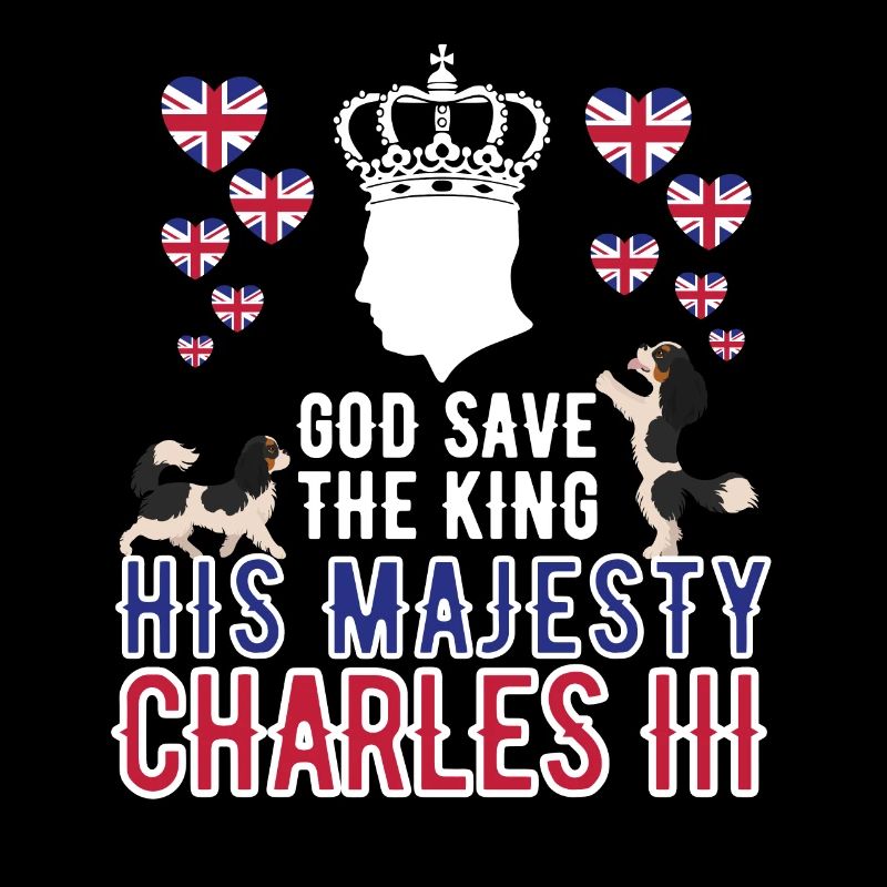 Couronnement du roi britannique Charles Angleterre Drapeau
