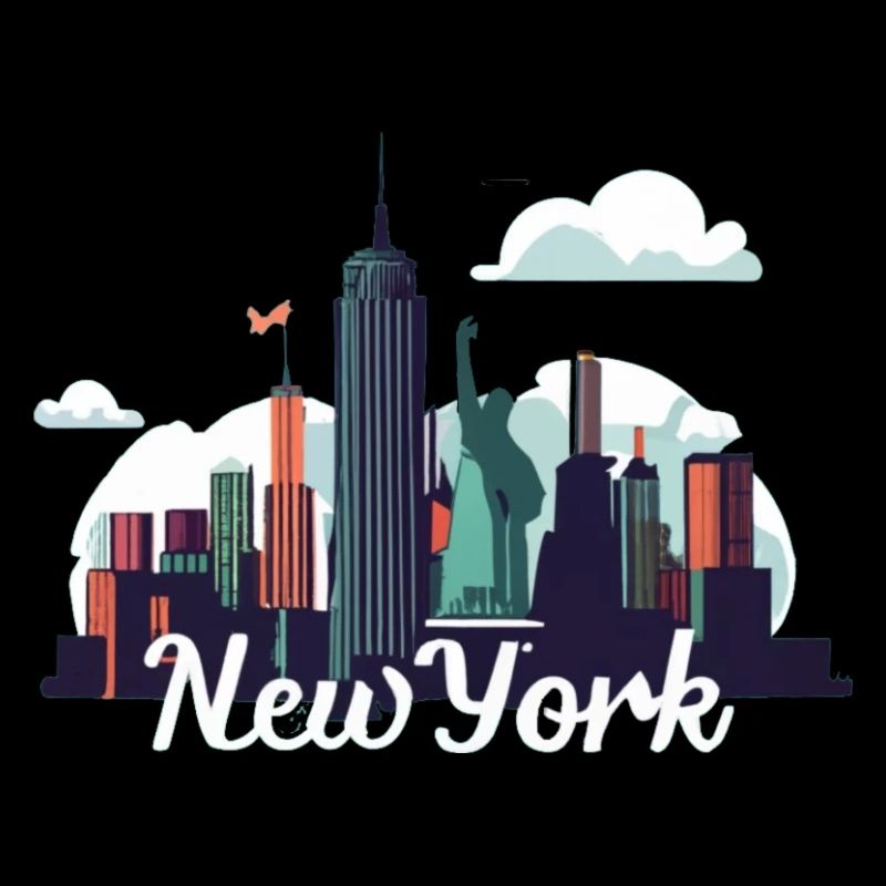 New Yorker Skyline Splash