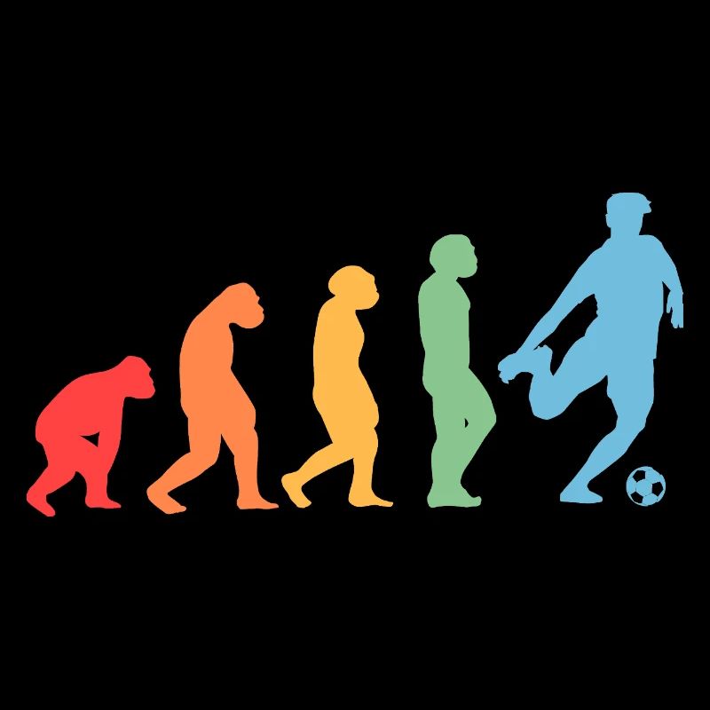 Fußballspieler Evolution Fußball