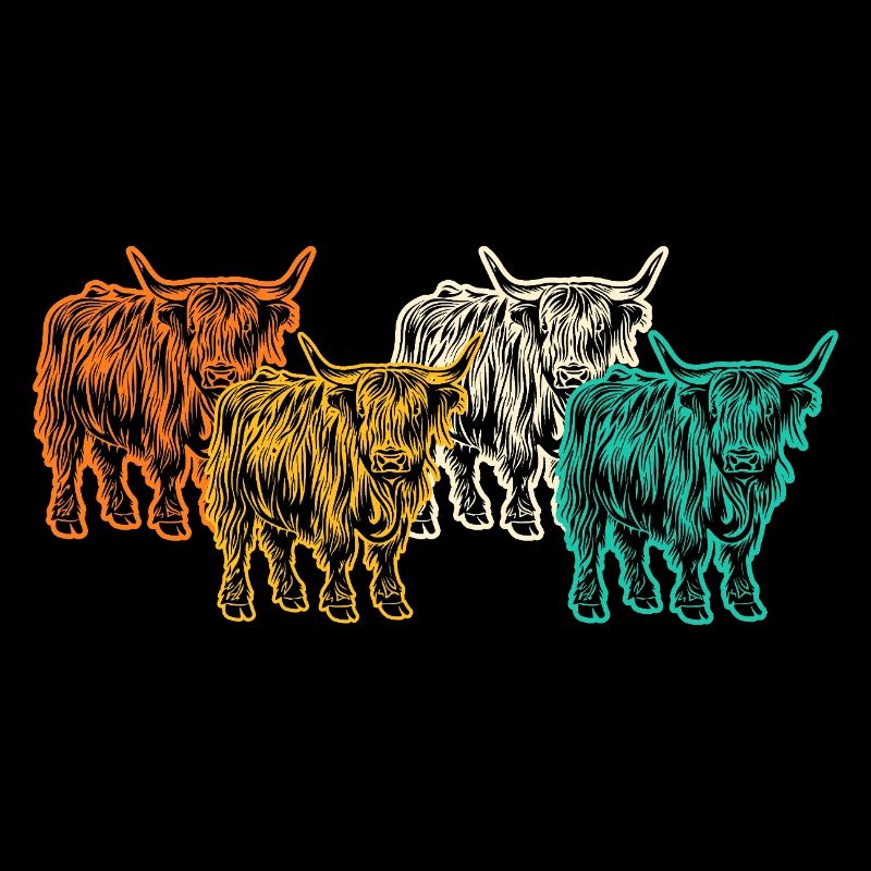 Cow Cattle Highland Cattle
