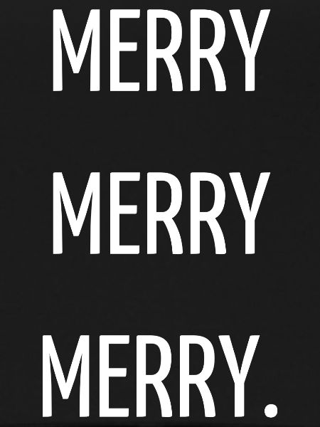 Merry merry merry