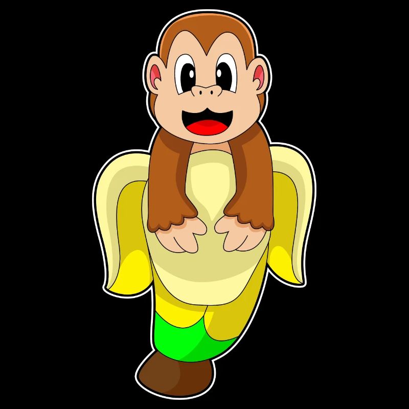 Affe Banane