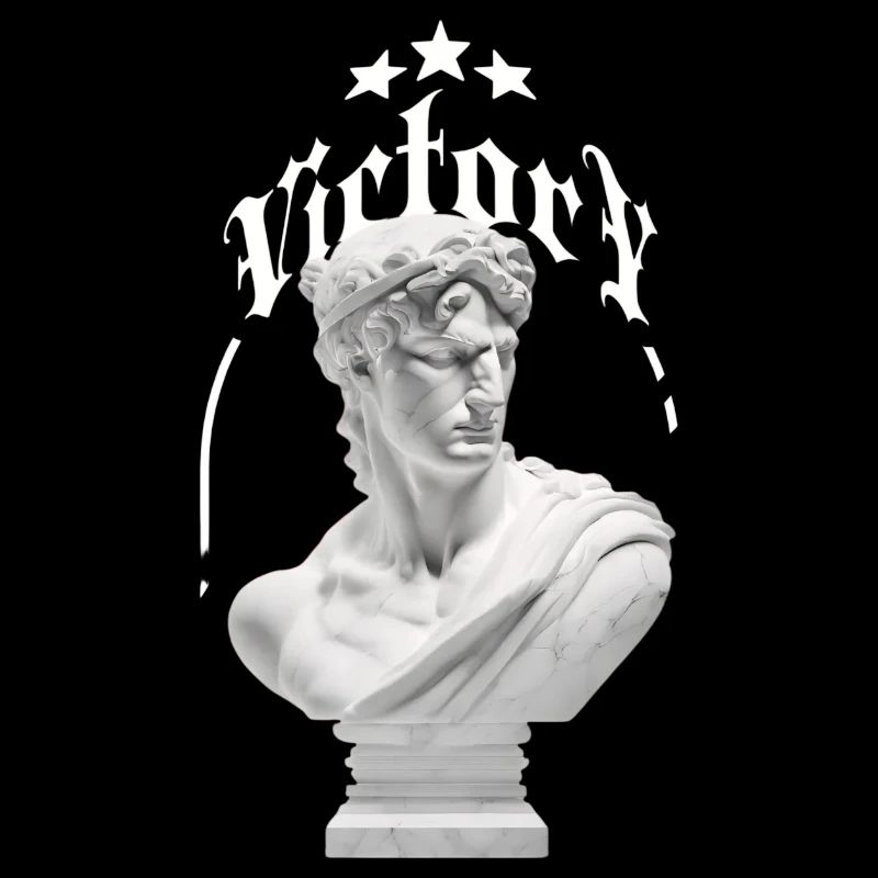 Gothic Sieg-Büste mit Blindfold