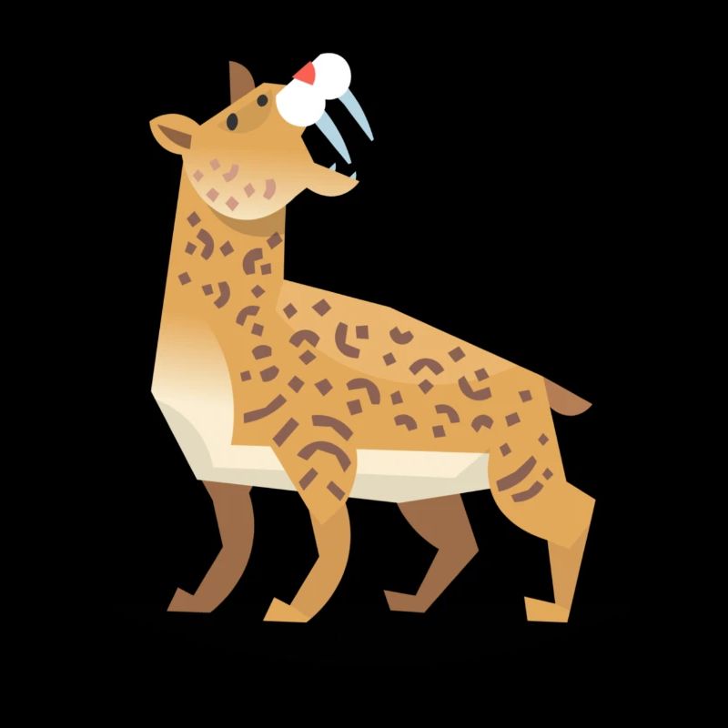 Säbelzahntiger Design